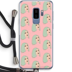 CaseCompany King Kylie: Samsung Galaxy S9 Plus Transparant Hoesje met koord