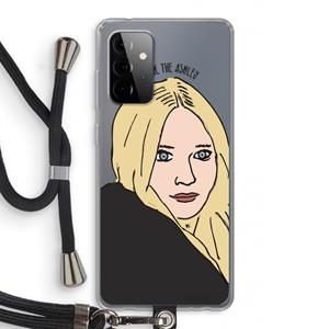 CaseCompany Ashley: Samsung Galaxy A72 5G Transparant Hoesje met koord