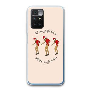 CaseCompany Jingle Ladies: Xiaomi Redmi 10 Transparant Hoesje