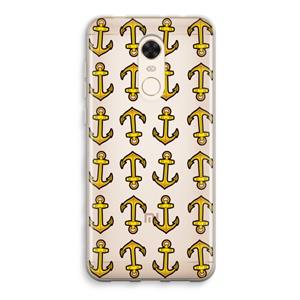 CaseCompany Musketon Anchor: Xiaomi Redmi 5 Transparant Hoesje