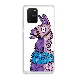 CaseCompany Lama: Samsung Galaxy S10 Lite Transparant Hoesje