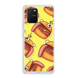CaseCompany Hamburger: Samsung Galaxy S10 Lite Transparant Hoesje