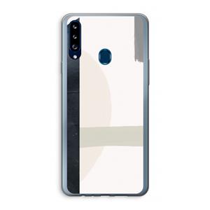 CaseCompany Baca: Samsung Galaxy A20s Transparant Hoesje