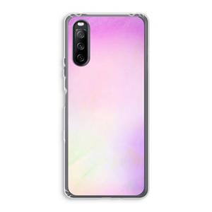 CaseCompany Flow mist pastel: Sony Xperia 10 III Transparant Hoesje