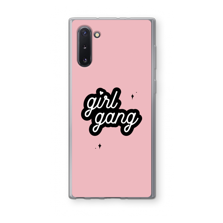 CaseCompany Girl Gang: Samsung Galaxy Note 10 Transparant Hoesje