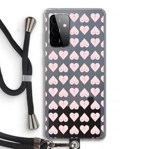 CaseCompany Ass 'n Titties: Samsung Galaxy A72 5G Transparant Hoesje met koord