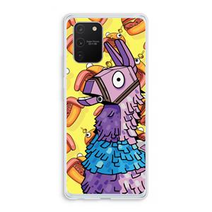CaseCompany Loot Burger: Samsung Galaxy S10 Lite Transparant Hoesje