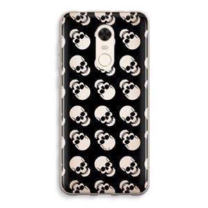 CaseCompany Musketon Skulls: Xiaomi Redmi 5 Transparant Hoesje