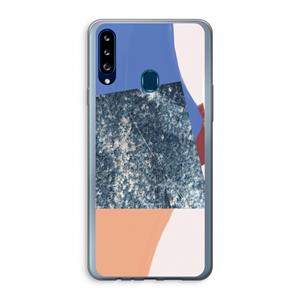 CaseCompany Billy: Samsung Galaxy A20s Transparant Hoesje