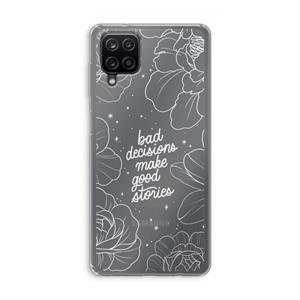CaseCompany Good stories: Samsung Galaxy A12 Transparant Hoesje