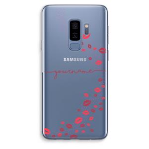 CaseCompany Kusjes: Samsung Galaxy S9 Plus Transparant Hoesje