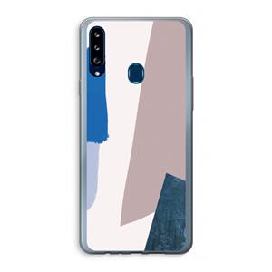 CaseCompany Lapis: Samsung Galaxy A20s Transparant Hoesje