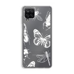 CaseCompany Tiny Bugs: Samsung Galaxy A12 Transparant Hoesje