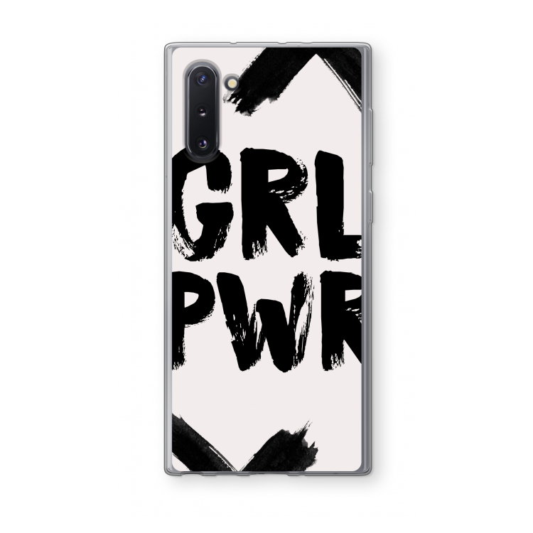 CaseCompany Girl Power #2: Samsung Galaxy Note 10 Transparant Hoesje