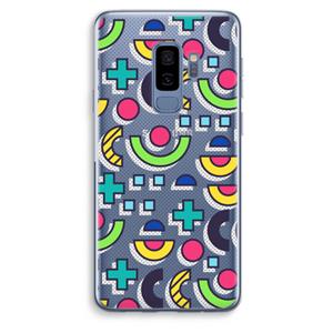 CaseCompany 8-bit N°6: Samsung Galaxy S9 Plus Transparant Hoesje