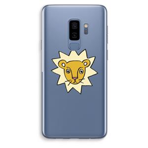 CaseCompany Kleine leeuw: Samsung Galaxy S9 Plus Transparant Hoesje