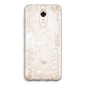 CaseCompany Vexx Mixtape #2: Xiaomi Redmi 5 Transparant Hoesje