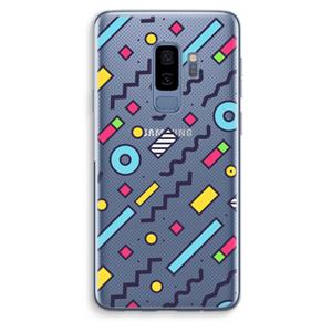 CaseCompany 8-bit N°8: Samsung Galaxy S9 Plus Transparant Hoesje