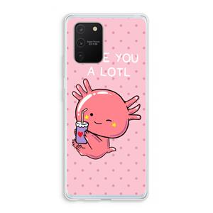 CaseCompany Love You A Lotl: Samsung Galaxy S10 Lite Transparant Hoesje
