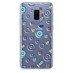 CaseCompany 8-bit N°9: Samsung Galaxy S9 Plus Transparant Hoesje