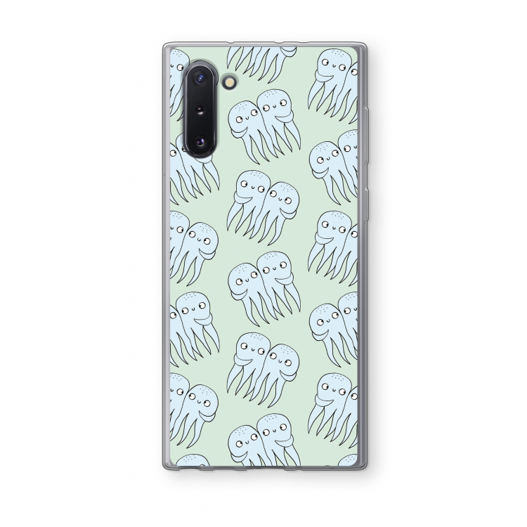 CaseCompany Octopussen: Samsung Galaxy Note 10 Transparant Hoesje