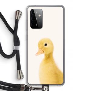 CaseCompany Duke: Samsung Galaxy A72 5G Transparant Hoesje met koord