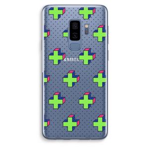 CaseCompany 8-bit N°10: Samsung Galaxy S9 Plus Transparant Hoesje