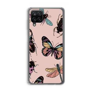 CaseCompany Tiny Bugs: Samsung Galaxy A12 Transparant Hoesje