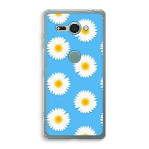 CaseCompany Margrietjes: Sony Xperia XZ2 Compact Transparant Hoesje