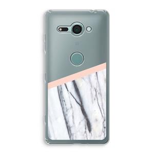 CaseCompany A touch of peach: Sony Xperia XZ2 Compact Transparant Hoesje
