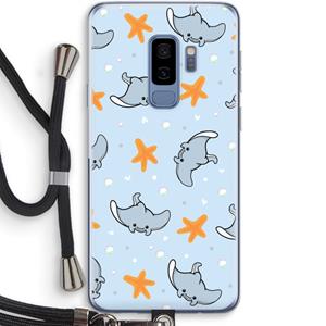 CaseCompany Manta: Samsung Galaxy S9 Plus Transparant Hoesje met koord