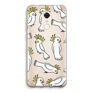 CaseCompany Papegaai: Xiaomi Redmi 5 Transparant Hoesje