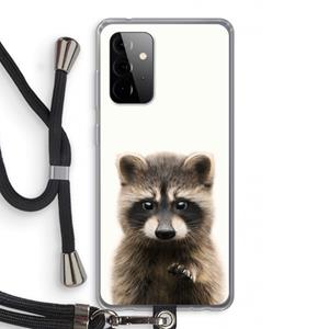 CaseCompany Rocco: Samsung Galaxy A72 5G Transparant Hoesje met koord