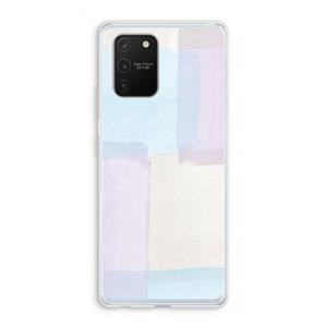 CaseCompany Square pastel: Samsung Galaxy S10 Lite Transparant Hoesje