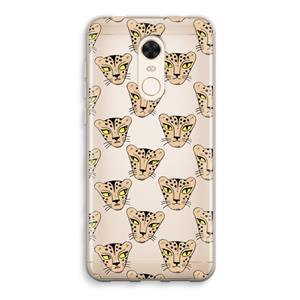 CaseCompany Tijger: Xiaomi Redmi 5 Transparant Hoesje