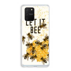 CaseCompany Let it bee: Samsung Galaxy S10 Lite Transparant Hoesje