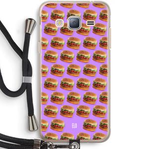 CaseCompany Giants: Samsung Galaxy J3 (2016) Transparant Hoesje met koord
