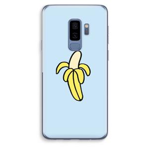 CaseCompany Banana: Samsung Galaxy S9 Plus Transparant Hoesje