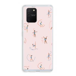 CaseCompany Dancing #3: Samsung Galaxy S10 Lite Transparant Hoesje