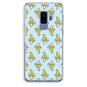 CaseCompany Bananas: Samsung Galaxy S9 Plus Transparant Hoesje