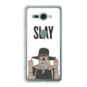 CaseCompany Slay All Day: Sony Xperia XZ2 Compact Transparant Hoesje