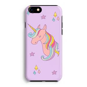 CaseCompany Roze eenhoorn: iPhone 8 Tough Case