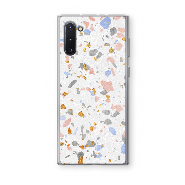 CaseCompany Terrazzo N°8: Samsung Galaxy Note 10 Transparant Hoesje