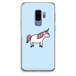 CaseCompany Eenhoorn: Samsung Galaxy S9 Plus Transparant Hoesje