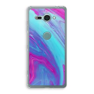 CaseCompany Zweverige regenboog: Sony Xperia XZ2 Compact Transparant Hoesje