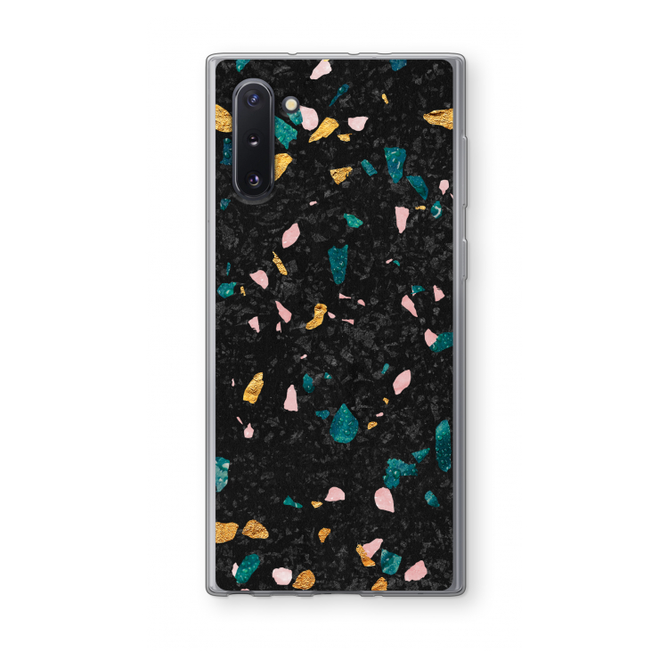 CaseCompany Terrazzo N°10: Samsung Galaxy Note 10 Transparant Hoesje