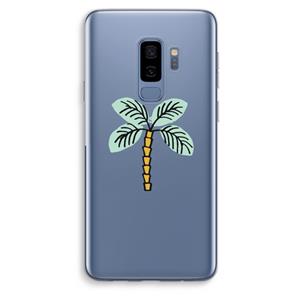 CaseCompany Palmboom: Samsung Galaxy S9 Plus Transparant Hoesje