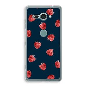 CaseCompany Framboosjes: Sony Xperia XZ2 Compact Transparant Hoesje