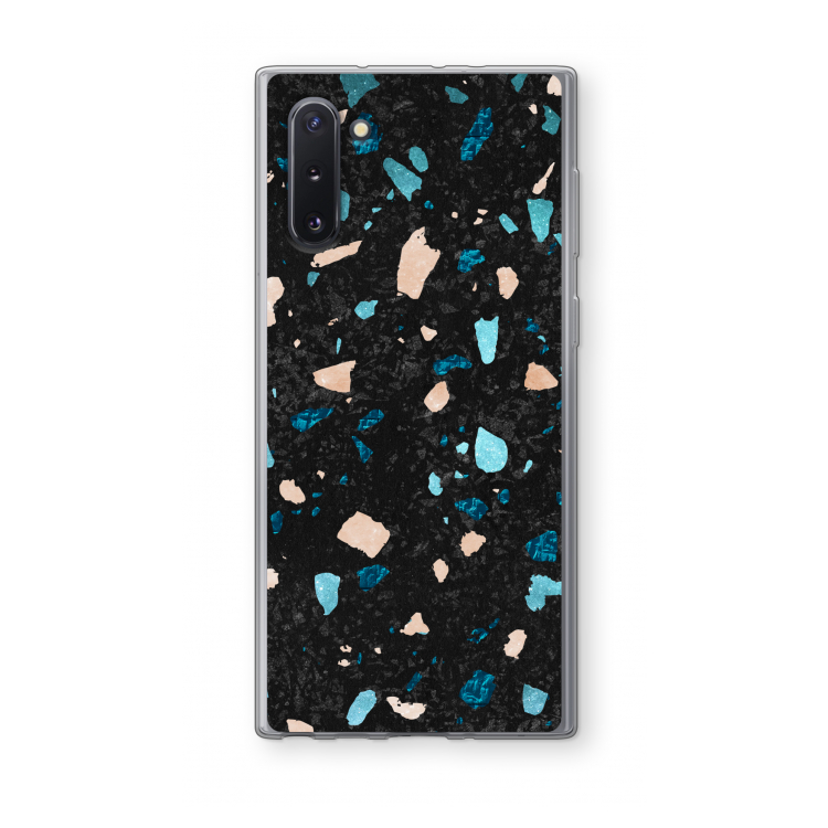 CaseCompany Terrazzo N°11: Samsung Galaxy Note 10 Transparant Hoesje