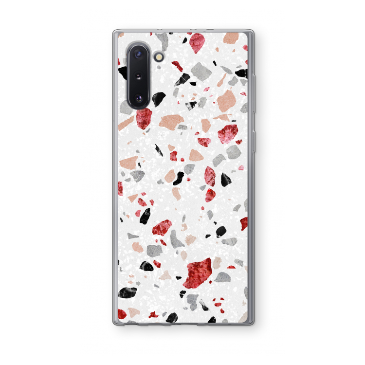 CaseCompany Terrazzo N°12: Samsung Galaxy Note 10 Transparant Hoesje